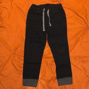 Cat & Jack Black Joggers with Gray Accents